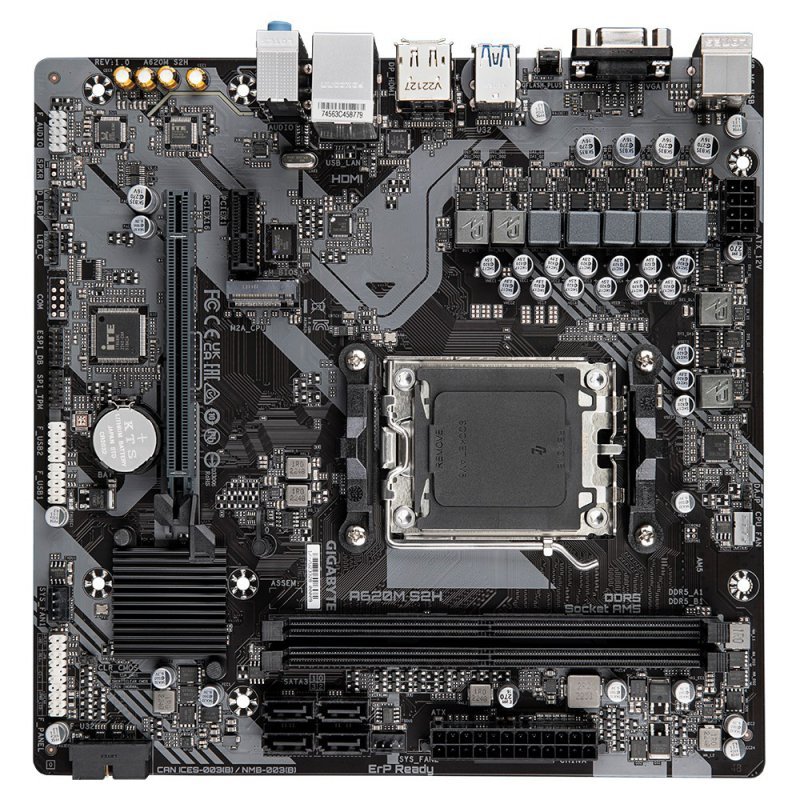 Płyta główna Gigabyte A620M S2H (A620, AM5, mATX, DDR5)