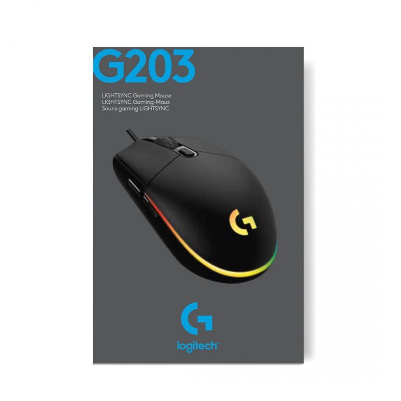 Mysz gamingowa Logitech G203 Lightsync White (REPACK) 2Y
