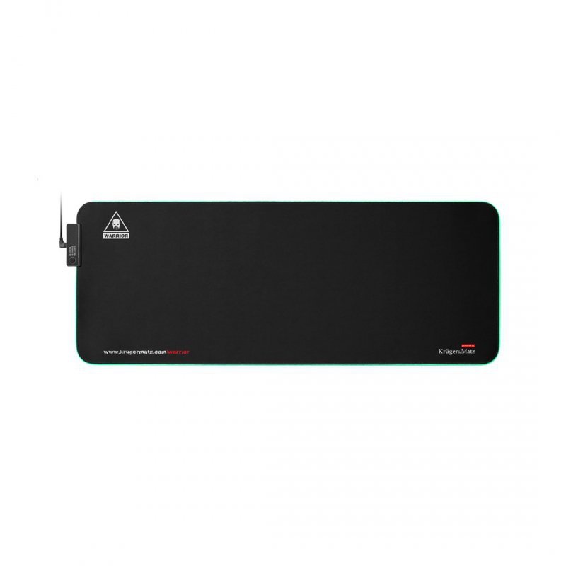 Kruger & Matz Warrior LED 790x300 podkładka pod mysz i klawiaturę dla graczy Czarny