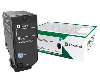 Lexmark 75B20C0 kaseta z tonerem 1 szt. Oryginalny Cyjan