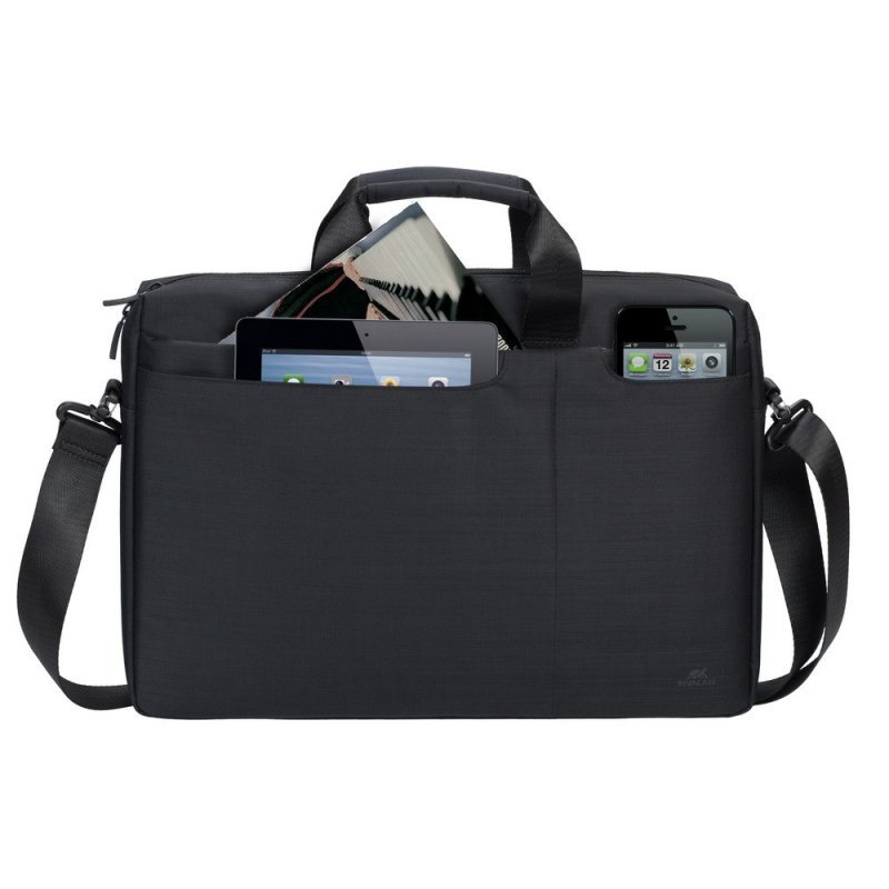 Rivacase Biscayne 39,6 cm (15.6&quot;) Obudowa na messenger Czarny