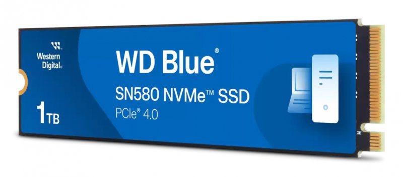 SSD PCIE G4 M.2 NVME 1TB/BLUE SN580 WDS100T3B0E WDC