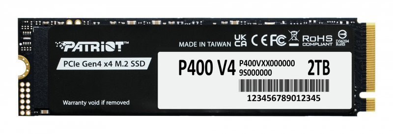 Patriot Memory P400 V4 2 TB M.2 PCI Express 4.0 NVMe