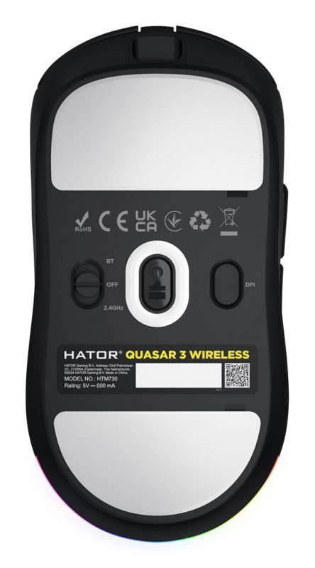 Mysz dla graczy Hator Quasar 3 czarna
