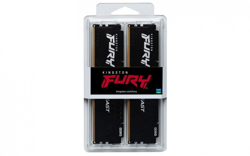 Kingston FURY DDR5 128GB (4x32GB) 5600MHz CL40 Beast Black (OUTLET)