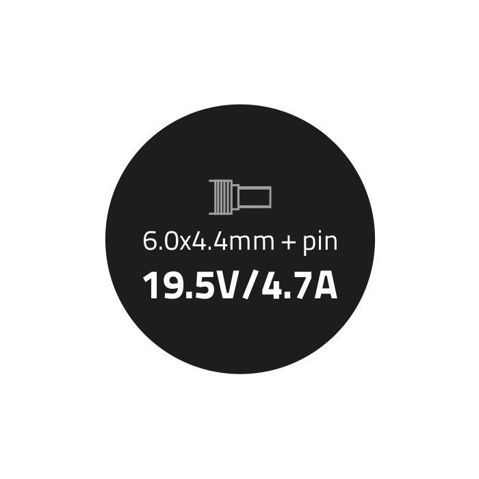Zasilacz Qoltec 50088.90W do notebooka Sony (19,5 V; 4,7 A; 90W; 6 mm x 4.4 mm)