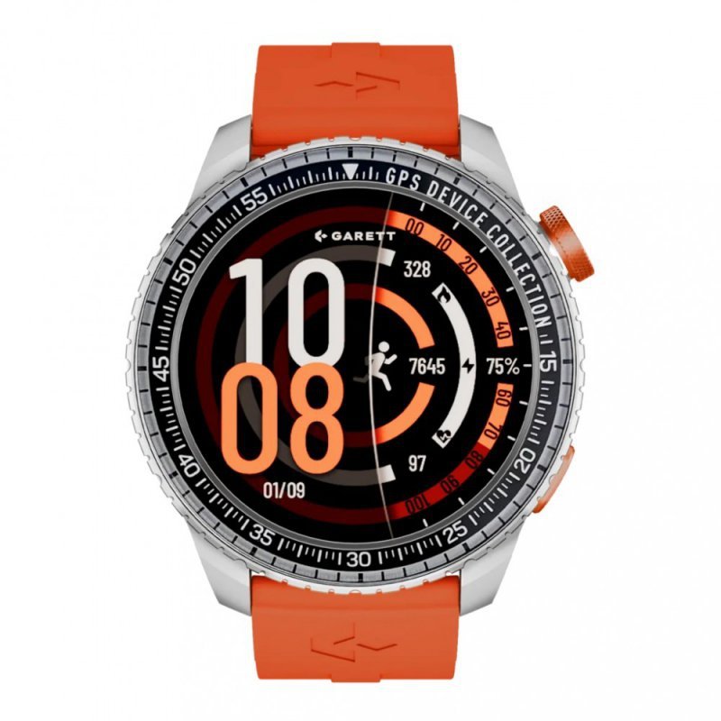 Garett Electronics Smartwatch Compass GPS srebrny