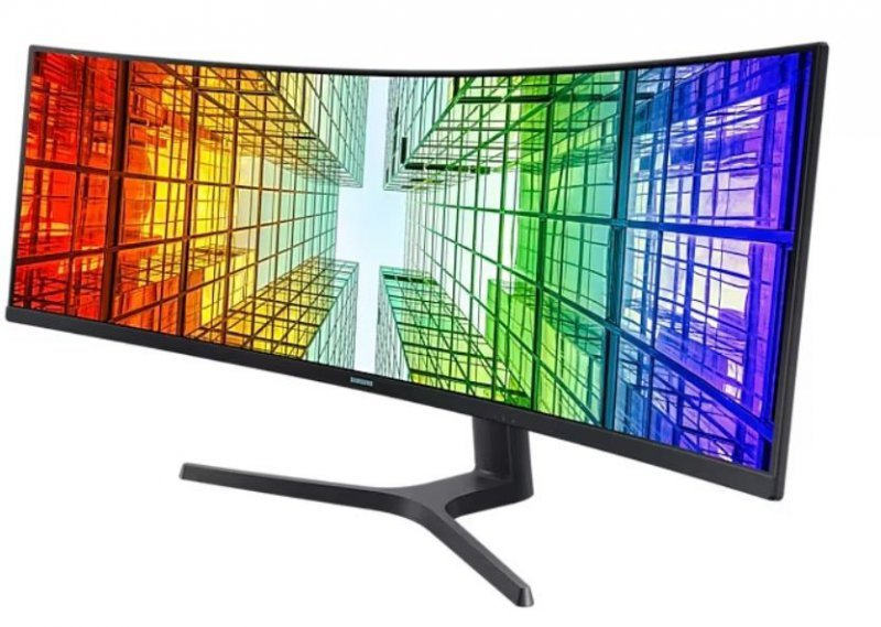 Samsung Monitor 49 cali ViewFinity S95UC VA 5120x1440 DQHD 32:9 2xHDMI 1xDP 1xUSB-C (90W) 3xUSB 3.0 LAN 5ms PinP/PbyP 120Hz HAS 