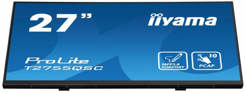 IIYAMA Monitor 27 cali T2755QSC-B1 Dotyk, USB, HDMI, IPS, QHD
