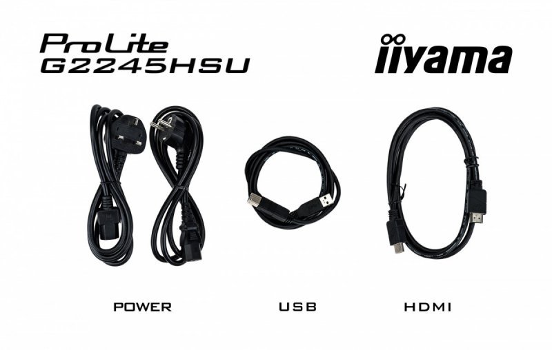 IIYAMA Monitor 22 cale G2245HSU-B2 IPS,FHD,100Hz,1ms,2xUSB,300cd