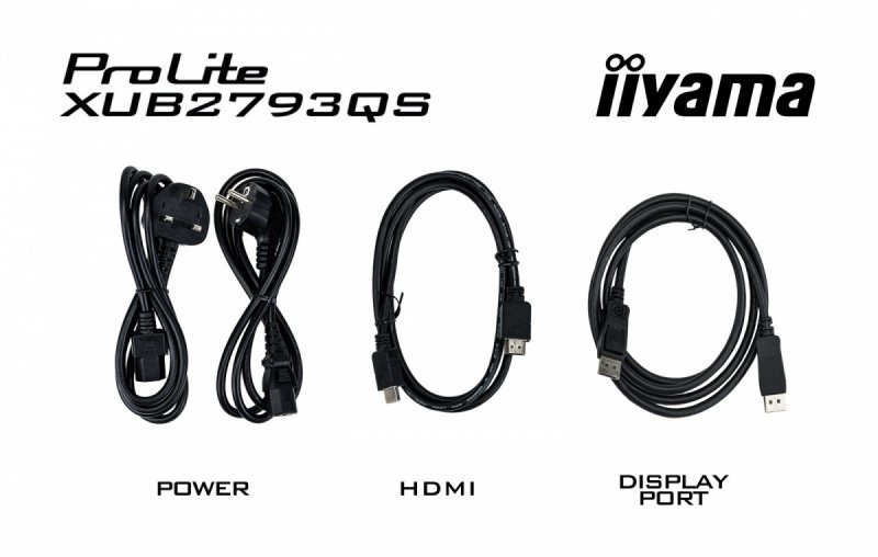 IIYAMA Monitor 27 cali XUB2793QS-B7,IPS,QHD,HAS(150mm),100Hz,300cd