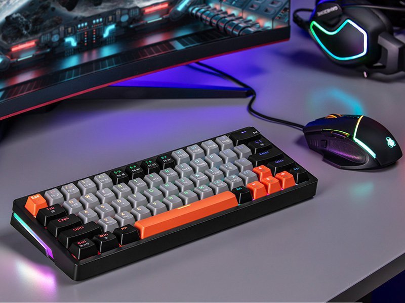 Klawiatura mechaniczna Tracer GAMEZONE EVO1 HOT SWAP 63 (Grey)