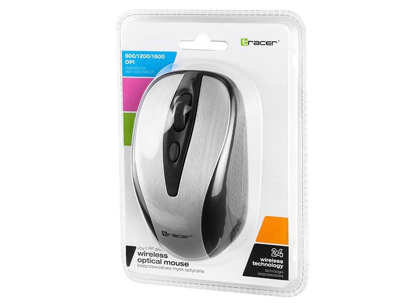 Mysz  TRACER JOY II  RF  Nano USB - SILVER