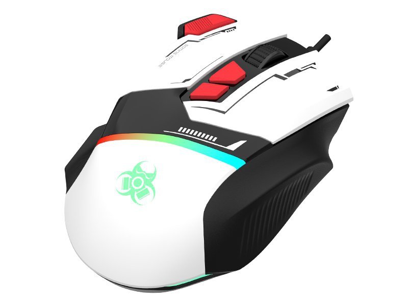 Mysz TRACER GAMEZONE SPECTRA WHITE RGB USB