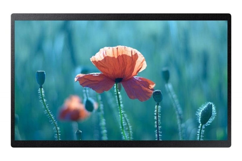 Samsung Monitor profesjonalny QB24R-T 24 cale Matowy, Dotykowy 16h/7 250(cd/m2) 1920x1080 (FHD) S6 Player Wi-Fi/BT LH24QBRTBGCXEN