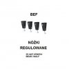 BeF - Nóżki regulowane do wkładów BEAR & WOLF