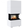 KOMINEK POWIETRZNY NBC/EASY BOX 7 kW ZABUDOWA MODUŁOWA BIANCO