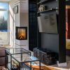 Kominek powietrzny stalowy MBN prawy BS 10 kW