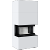 KOMINEK POWIETRZNY NBC/EASY BOX 7 kW ZABUDOWA MODUŁOWA BIANCO