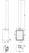 Piec wolnostojący ROCAL Habit 50V+T