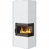KOMINEK POWIETRZNY SIMPLE BOX prawy 8 kW Ø 200 BIANCO