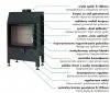 Wkład kominkowy Heatro 55PH