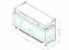 Kominek elektryczny e-MatriX Linear 1300/400 II