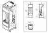 Piec na pellet Noir NES EVO 10 kW hermetyczny