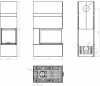 Kominek modułowy TRI BOX 54x80x53.G