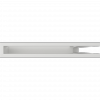 Kratka kominkowa LUFT narożny prawy biały 40x60x6