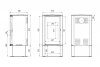 Piec wolnostojący DEFRO ORBIS LOG 9 kW OUTLET