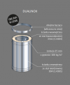 STARFLEX KIT/DUALINOX Ø250mm - podłączenie elastyczne/zewnętrzny komin izolowany - wkład kominkowy