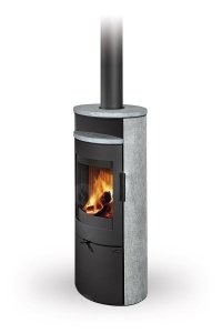 Piec wolnostojący ROMOTOP LUGO N 02  - kamień