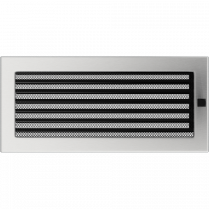 KRATKA kominkowa 17x37 szlif z żaluzją