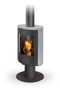 Piec wolnostojący ROMOTOP EVORA T 02 - kamień