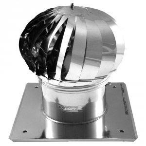 Nasada kominowa Turbomax 200mm podstawa kwadratowa
