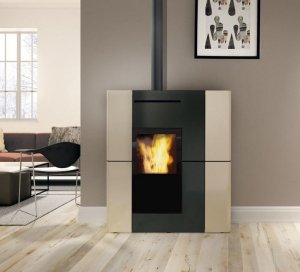 Piec na pellet Edilkamin BLADE2 H 18 UP ceramika