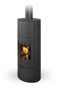Piec wolnostojący ROMOTOP EVORA 03 AKUM - metal