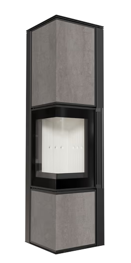 PIEC STALOWY KOZA TORA/L 8 kW spiek kwarcowy