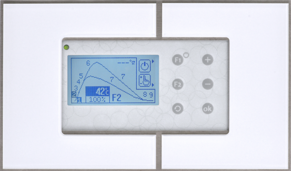Sterownik kominka RT-08 OS Grafik White