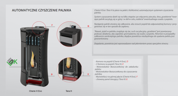 Piec na pellet Edilkamin TERA H 25 EVO