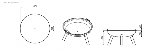Omega 67 Fire Pit