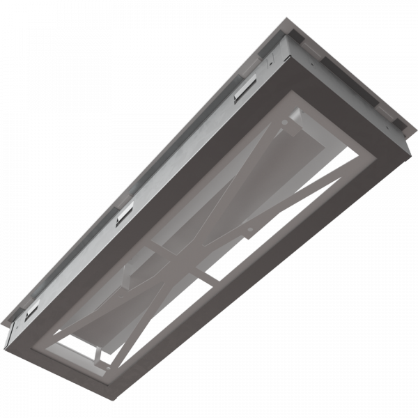 Kratka kominkowa WIND biała 17x49