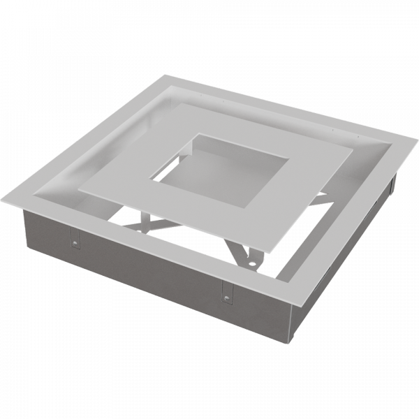 Kratka kominkowa WIND biała 22x22