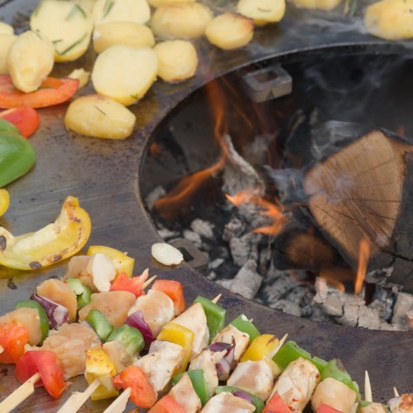 Palenisko-grill ogrodowy Artiss G4 grafit