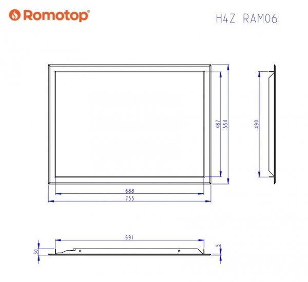ROMOTOP Ramka H4Z