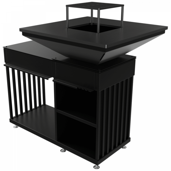 Palenisko ogrodowe QUADRUM z grillem horizontal