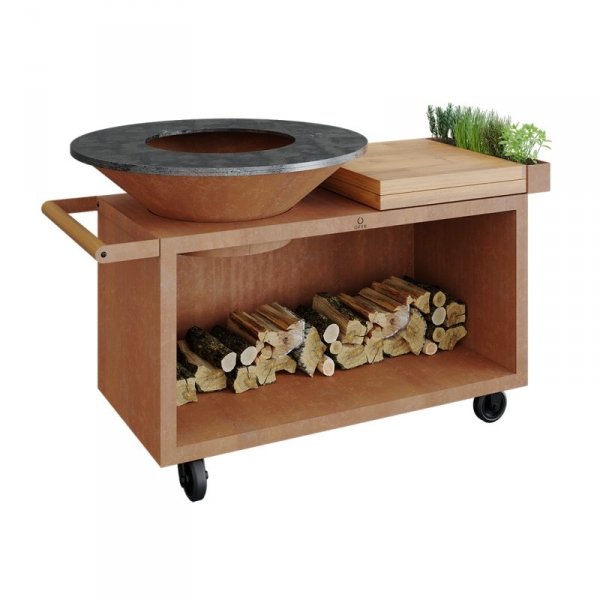 OFYR Island Corten 100 PRO Drewno Tekowe