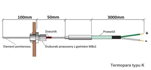Sterownik kominka RT-08 OS Grafik White