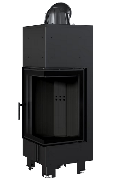 Kominek powietrzny stalowy MBN prawy BS 10 kW
